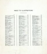 Index to Illustrations, Henry County 1911